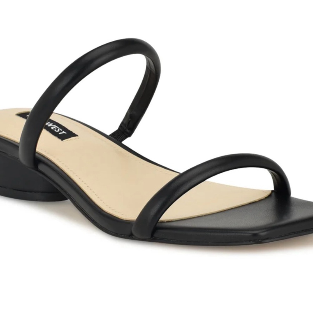 Nine West Black Strappy Sandals